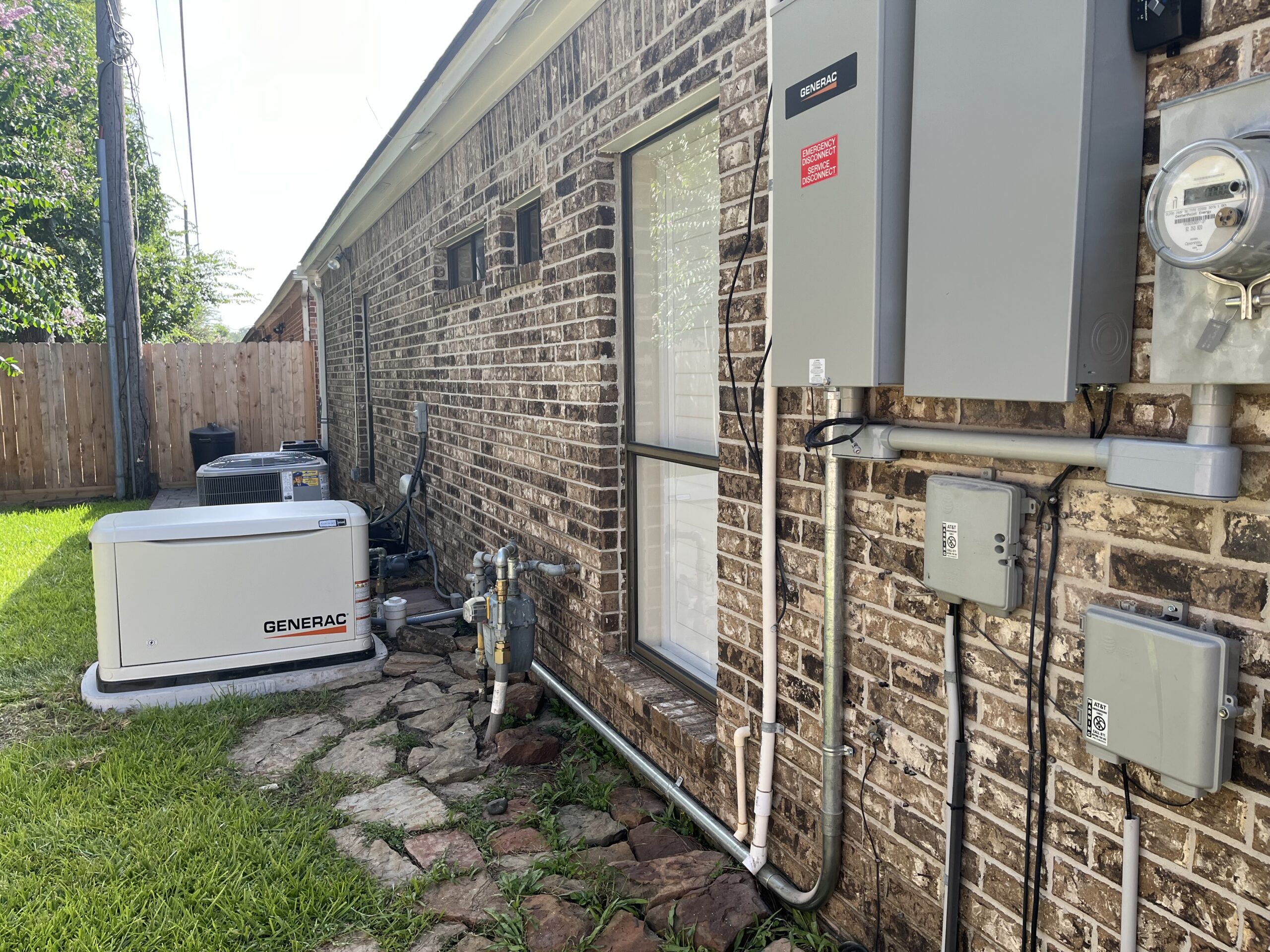 Home Automatic Standby Generator Installation In Houston - Logo Electrical Services