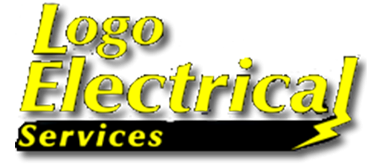 Logo Electrical Services logo with yellow text and a lightning bolt graphic.