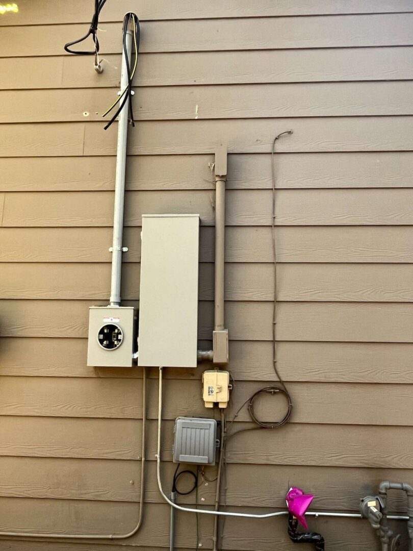 Before Electrical Panel Repair