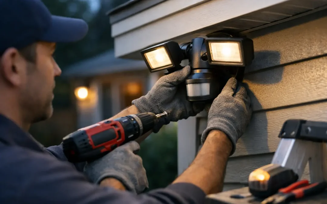 How to Install Outdoor Security Lighting Safely