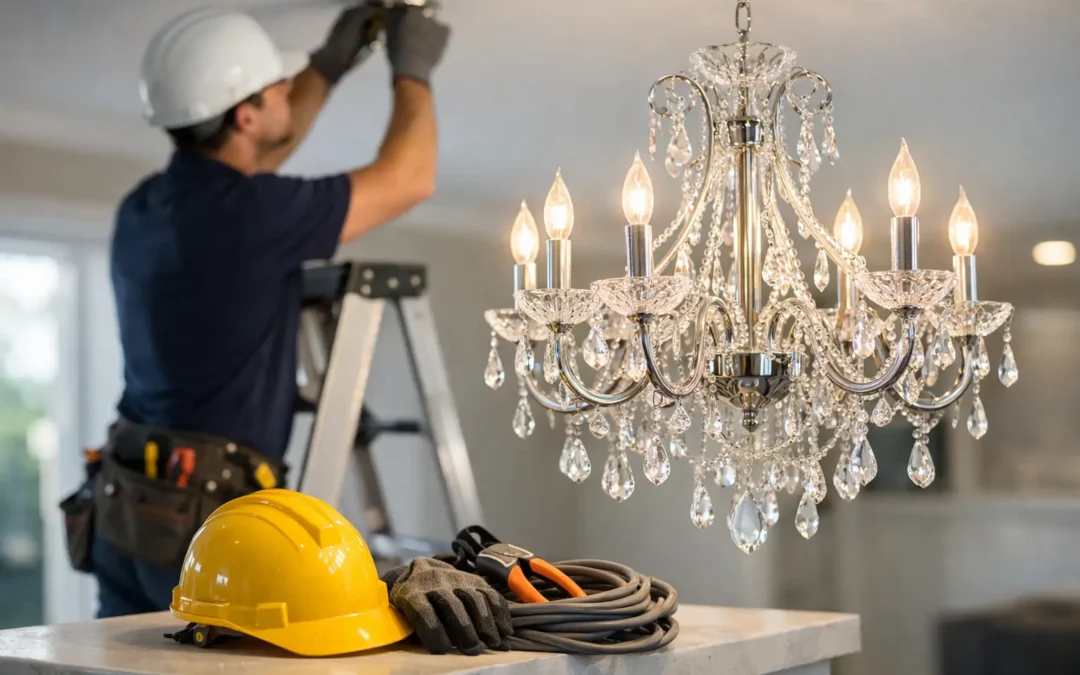 Chandelier Installation That Starts With Safety